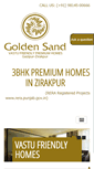 Mobile Screenshot of goldensandappartments.com